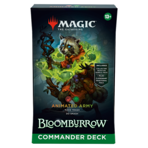 commander deck bloomburrow animated army
