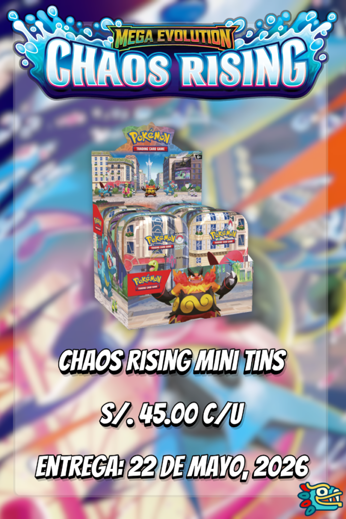 Chaos Rising preventa mini tins